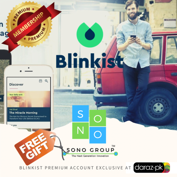 BLINKIST PREMIUM SUBSCRIPTION EXCLUSIVE AT SONOGROUP.PK