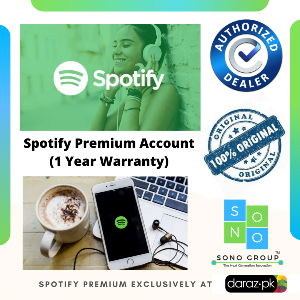 Spotify Premium Account with 1 year warranty by SGT [sonogroup.pk]