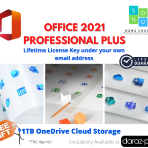 Microsoft Office 2021 Professional Plus 32/64bit email binding Key Lifetime - 100% Genuine + *Free 1TB Cloud Storage