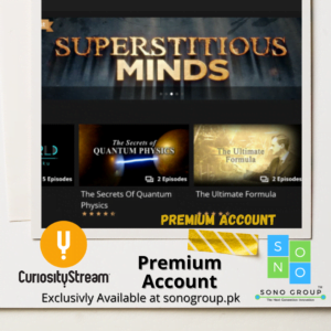 Curiosity Stream Premium Account 4K Ultra HD