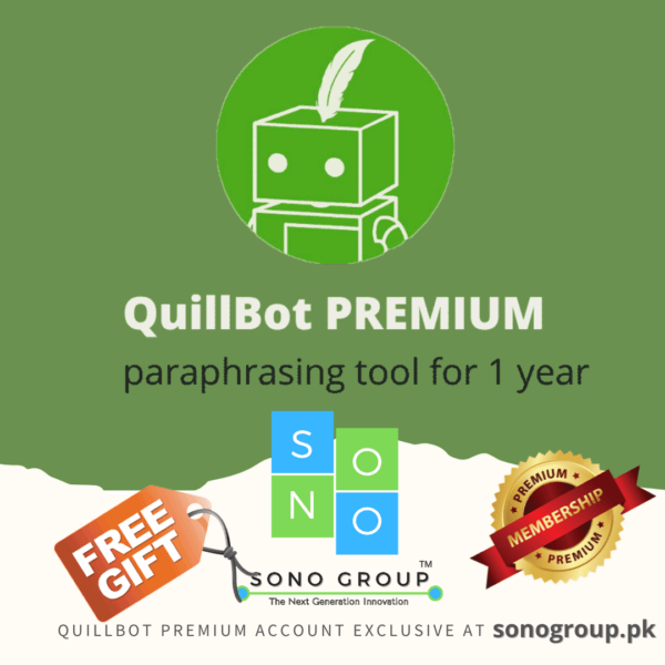 QUILLBOT PREMIUM SUBSCRIPTION EXCLUSIVE AT sonogroup.pk