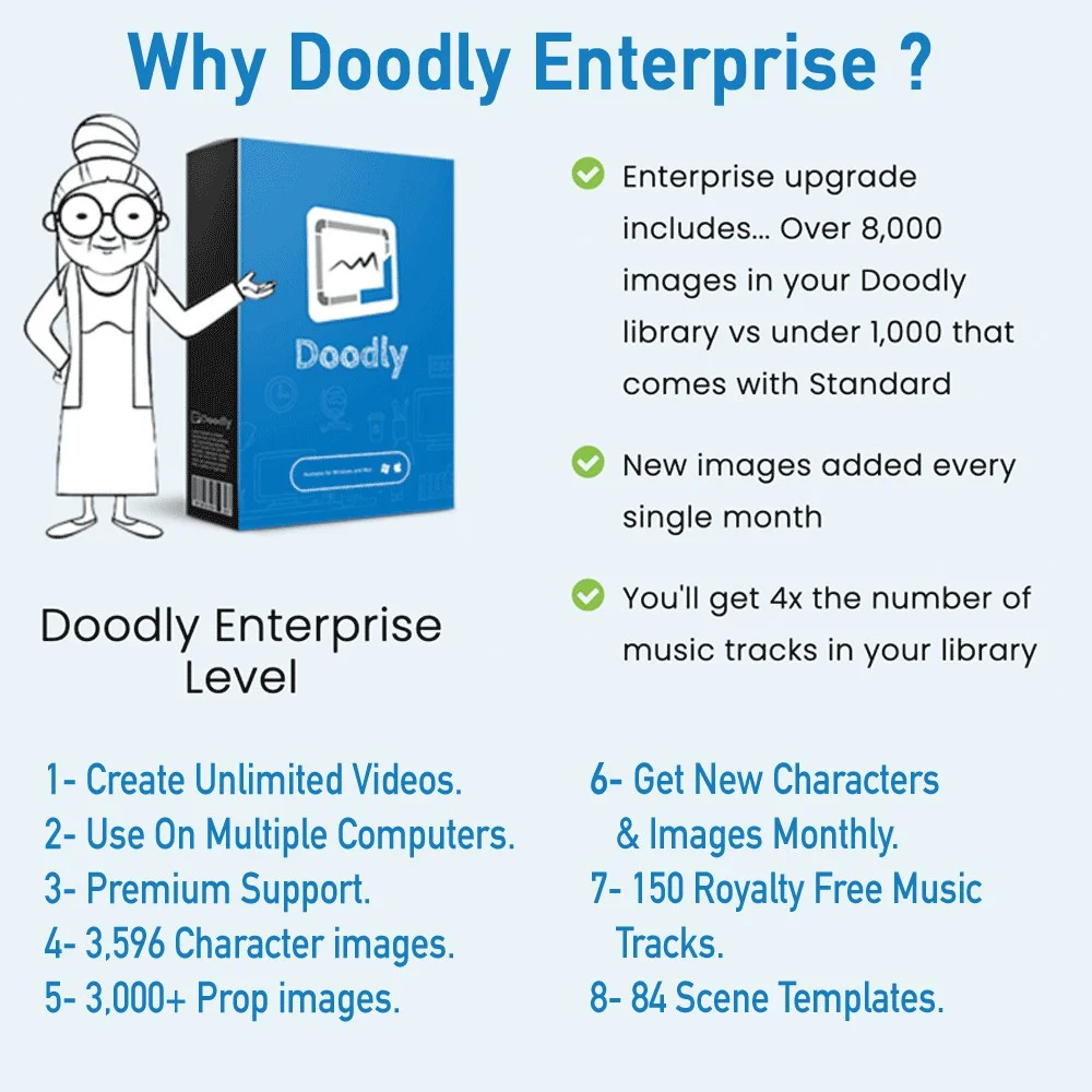 Doodly Enterprise Premium Account White Board (Rainbow Colour) - Image 4