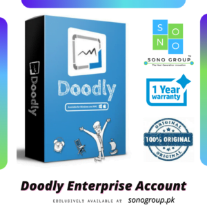 Doodly Enterprise Premium Account White Board (Rainbow Colour)