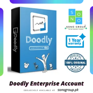 Doodly Enterprise Premium Account White Board (Rainbow Colour)