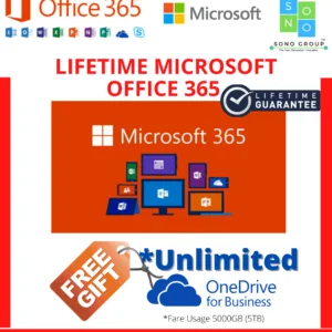 Office Customized Account with *Unlimited OneDrive Cloud Storage