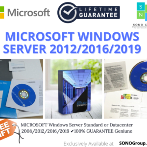 WINDOW SERVER 2008/2012/2016/2019 DATACENTER STANDARD GENUINE LIFETIME Digital License Key