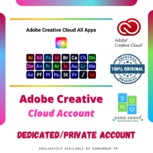 Adobe Creative Cloud Dedicated/Shared Account